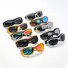 New arrival Popular Women's Sunglasses Punk Sunglasses Unique Oval Sun Glasses Men Goggle Shades Mirror Colorful Y2K Eyewear