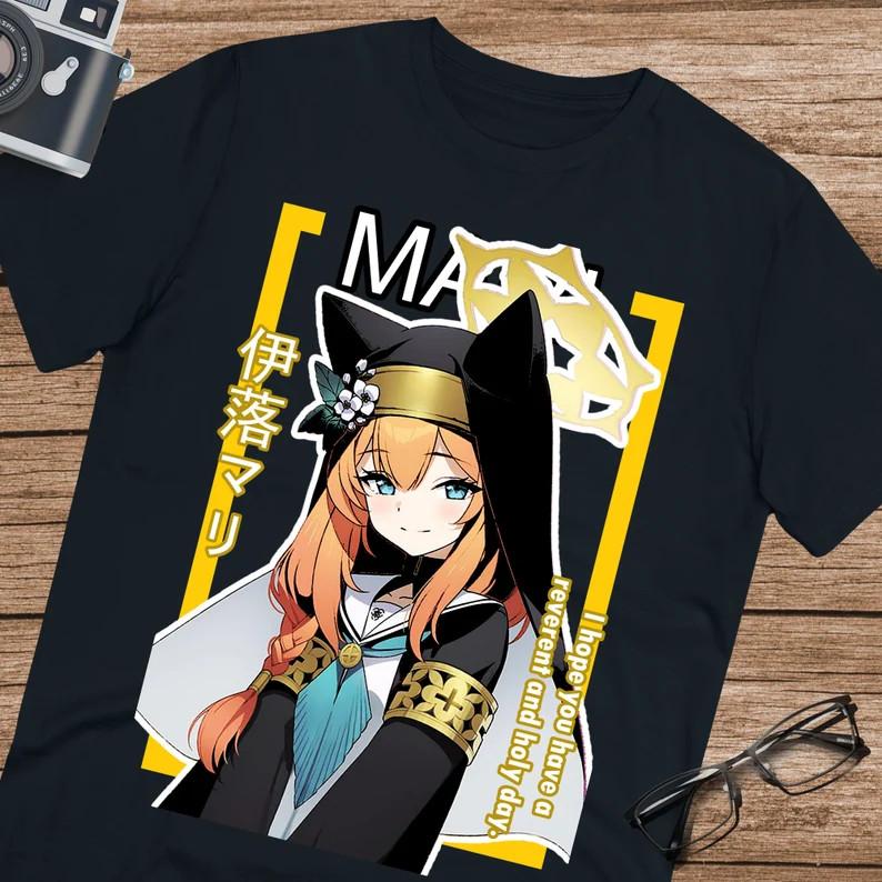Anime Mari Blue Archivea  Size S - 5Xl Black Size S - 5XL Unisex T-Shirt M