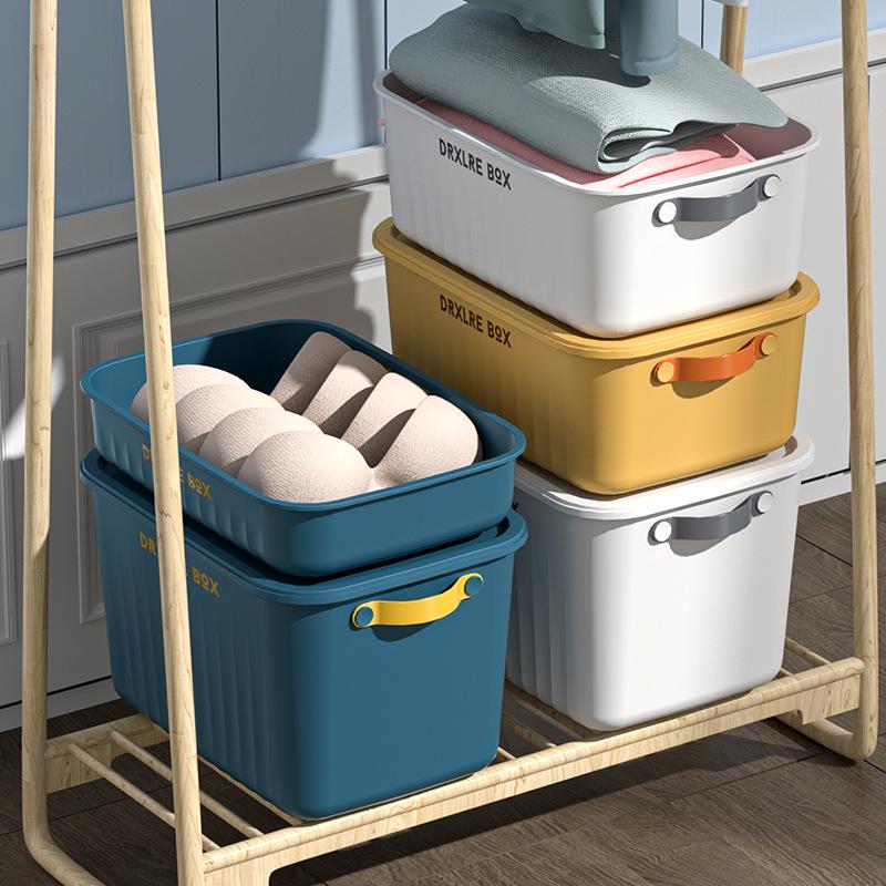 Large Capacity Snack & Toy Storage Box with Lid for Dorms, Homes, and Living Rooms