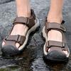 38-46 Summer Mens Genuine Leather Sandals  Beach Sandals Outdoor Sandals for Men Mens Genuine Leather Sandals Mens Closed Toe Sandals
