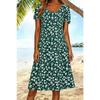 Women's Knee Length Dress T Shirt Dress Summer Dress Casual Regular Fit Floral Graphic Short Sleeve Summer Spring