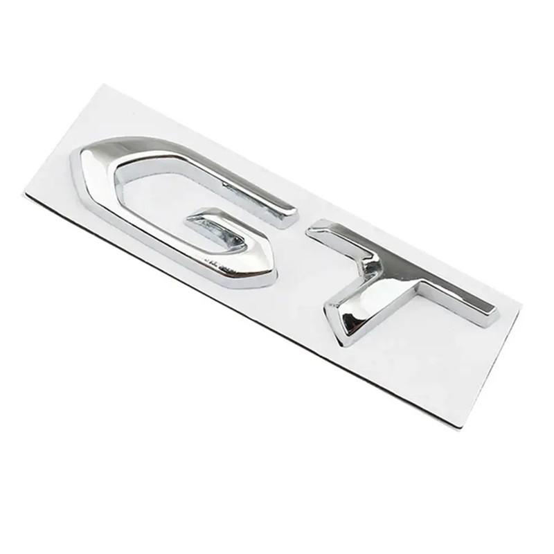 3D Metal Logo GT Emblem Letters Car Rear Trunk Badge For Car 208 2008 205 508 5008 207 408 308 3008 GT Sticker Accessories