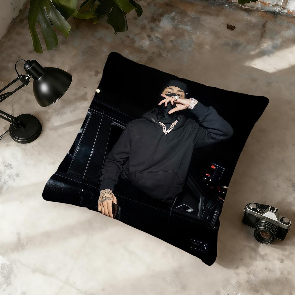 

Rapper K-Kay Flock cushion cover Home Office Convenient Nordic Simplicity Hit With Zipper Cushion Cover 30cmx30cm