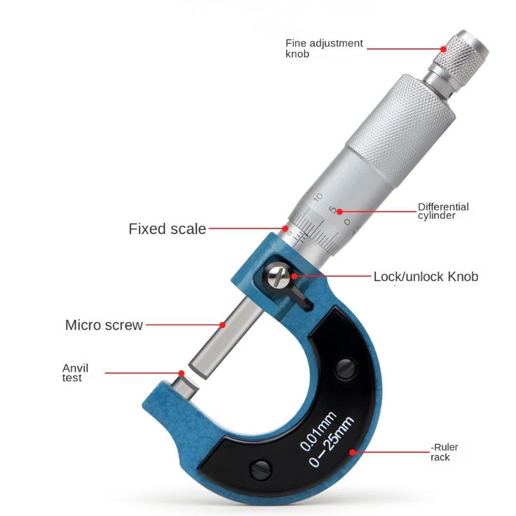 Professional High-precision Measurement Tools Premium Carbide Tip Micrometer  Manufacturing