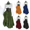 2019Wunsch Renaissance Mittelalterliches Langarmkleid für Damen