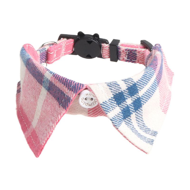 New Pet Cat Collar British Gentleman Plaid Bow Tie Stylish Accessory for Cats Dog Accessories Cat Collar Dog Y Harness