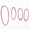 For Mercedes-Benz CLS C219 2004-2009 Real Carbon Fiber Sticker Door Lift Button Panel Trim Frame Car Accessories Decorative
