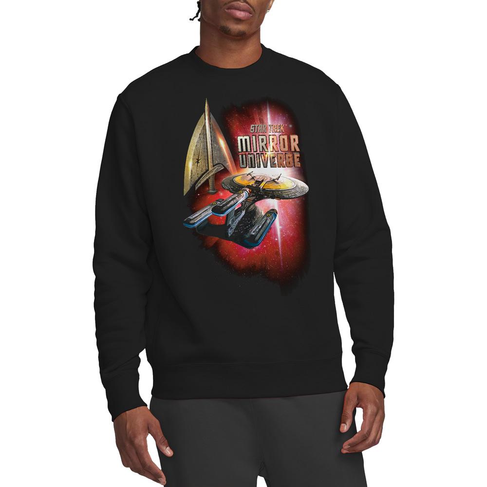 STAR TREK Unisex Adult Mirror Enterprise Sweatshirt