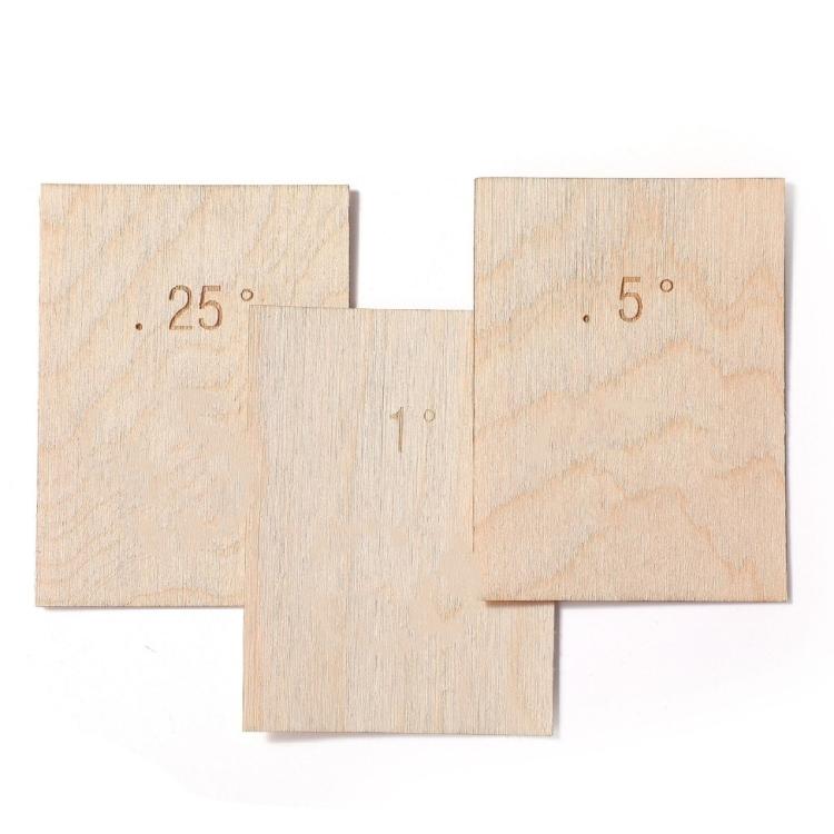 Accessori per Chitarra Cunei Vuoti per Manico di Chitarra Cunei con Spaziatura Viti Irregolare Piccoli Cunei per Tasca Manico Cuscinetti Professionali per Manico di Chitarra