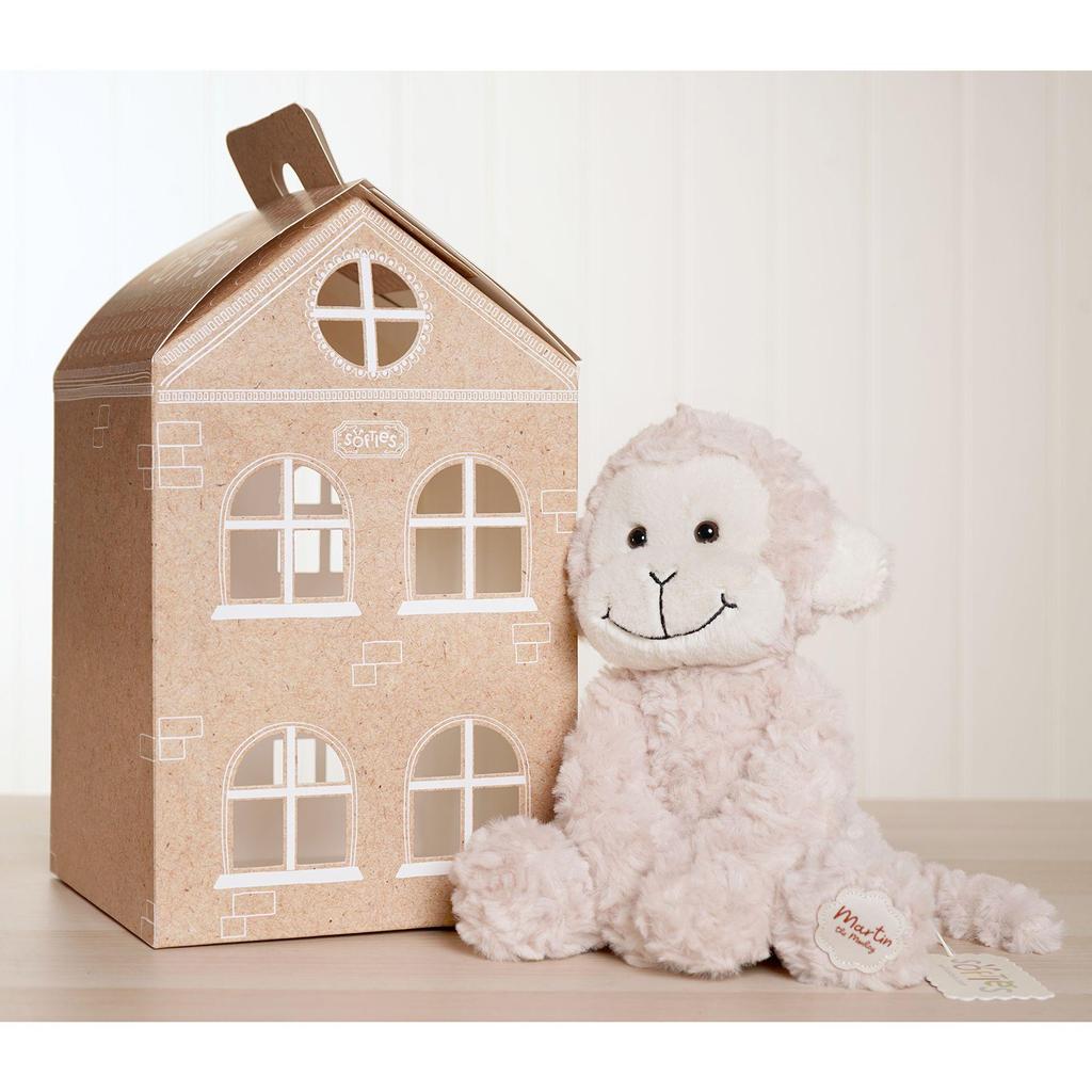 Martin Plysj Sittende Lysebrun Ape 22 cm