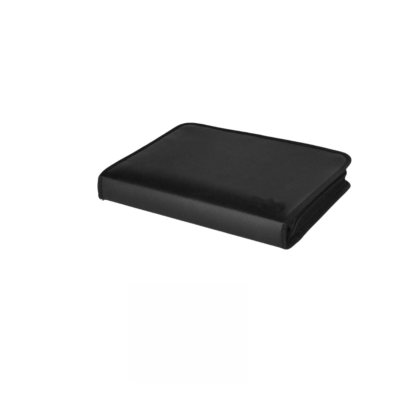 1pc Hot Selling Waterproof and Fireproof Document Bag Foldable Accordion File Pouch Large Capacity Document Storage Bag