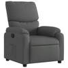 Vidaxl Foldable Armchair, Dark Grey, Fabric Upholstered
