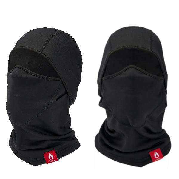 

NIXON Face Shot Balaclava Beanie for Men and Stylish and Sizes Women, Warm, Black, S/M чёрный