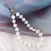 Heart Simple Shell Beaded Key Chain Mobile Phone Chain Phone Strap Phone Charm Mobile Phone Lanyard