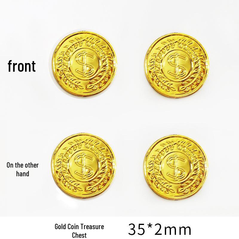Pirate Gold Coin Simulation Game Ornaments & Chips