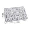 Resin Letter Molds Silicone Number Alphabets Mold DIY Epoxy Resin Casting Mould Keychain Pendant Ornament Jewelry Making