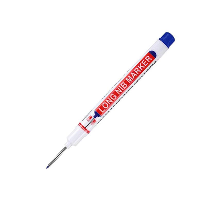 

20 мм Черные/Красные/Черные/Синие Чернила Маркеры с Длинным Наконечником Ручка Ванная Комната Деревообработка Декорация Многоцелевые Маркеры для Глубоких Отверстий синий