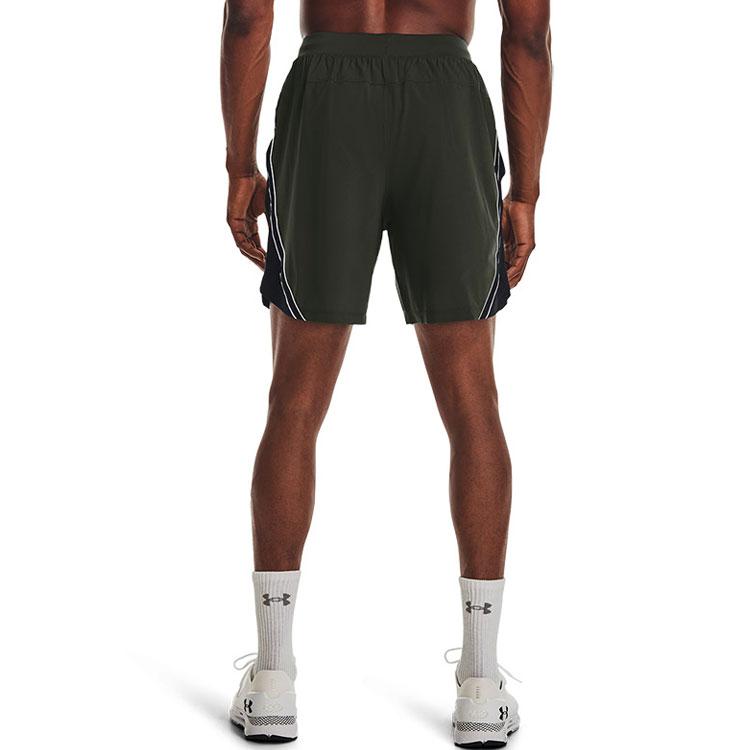 Under Armour Solid Color Breathable Casual Fitted Shorts Men shorts Baroque-Green 1365701-310
