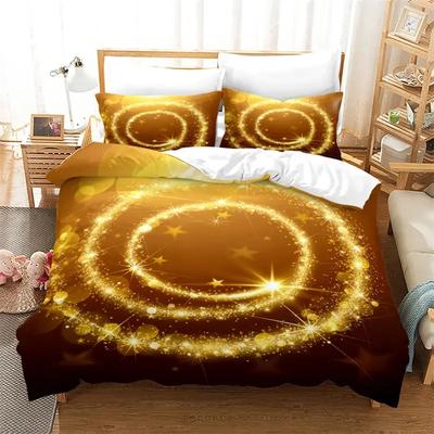 Funda nórdica de galaxia, tamaño Queen King, juego de cama con estampado de estrellas del universo moderno, funda de edredón geométrica abstracta para decoración de niños y adultos