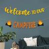 Themed Birthday Camping Party Decoration Background Banner Props Activity