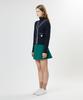 A Ben Front Pocket A-Line Skirt Green