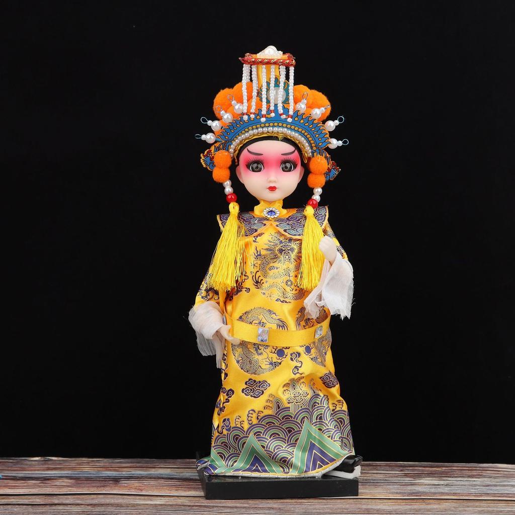 Q-Version Peking Opera Mini Doll, Chinese Traditional Character Home Decor Gift