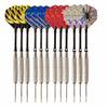 Darts Metal Tip Set 12 Aluminum Shaft Metal Dart Set Professional Darts Steel Tip Sets
