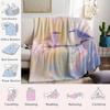 Blush Bird Canopy Flannel Blanket Warm Soft Halloween Christmas Couch Warm Cozy Decorative Decor Gift for All Season