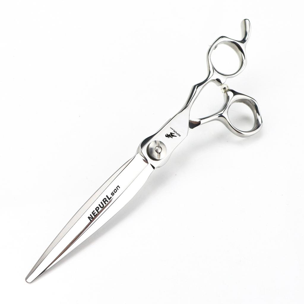 Bright 7.0 Inch Nimpson 440C Hair Scissors, Hair Scissors, Tooth Scissors, Thin Scissors