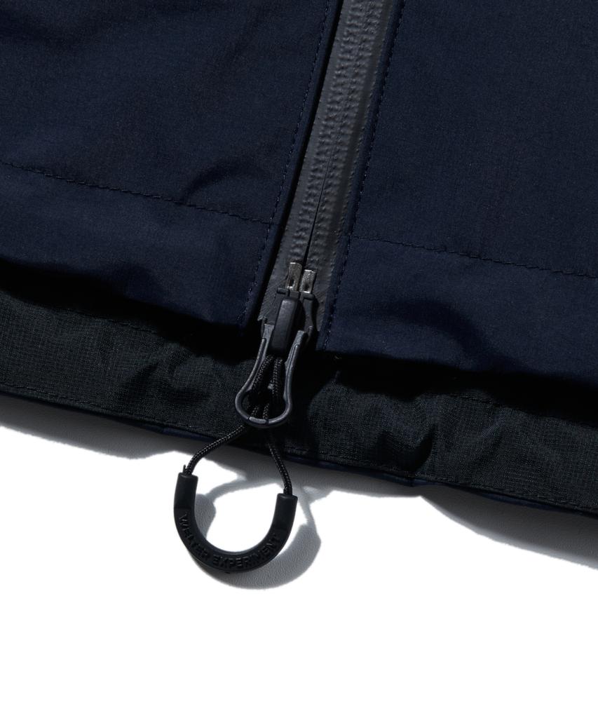 Welter Experiment Wol027_3Layer Seamsealing Stand Shell Jacket_Navy