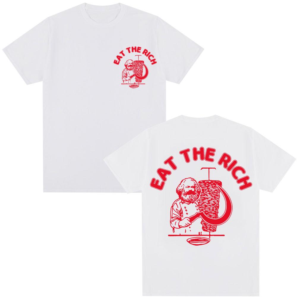 Sommer Hot Sale Döner Kebab Fun Bedrucktes Baumwoll-T-Shirt, Übergroßes Kurzarm-Shirt, Harajuku Gothic Stil, Unisex Streetwear