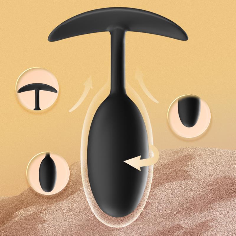 Backyard Gravity Anal Plugs Built-in Steel Balls Sex Toys Anal Dilator Masturbation Sex Toys Prostate Massager Adult Products