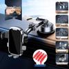 2024 Suction Cup Car Phone Holder with Air Vent Support - Black Tech