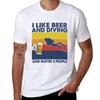 I Like Beer And Diving And Maybe 3 People Tshirt Breathable Mesh Panel Tshirt