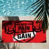 No Pain No Gain Towel Shower Sauna Travel Spa Quick Dry Gym Accessories Soft Large Beach Towels
