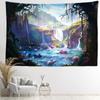 Cartoon Traum Lotus Wandteppich Hängen Kawayi Landschaft Hippie Tapies Einfache Mädchen Schlafsaal Wohnkultur