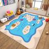 City Map Traffic Game Carpet Children's Carpet Crawling Mat