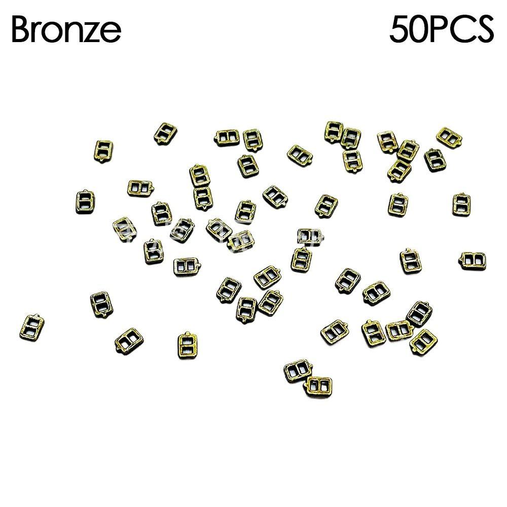 1.5mm 4 Colors Stuffed Toys Belt Buttons Doll Bags Accessories Diy Dolls Buckles Tri-glide Buckle