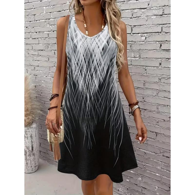 Spring and Summer Women's Sleeveless Dress