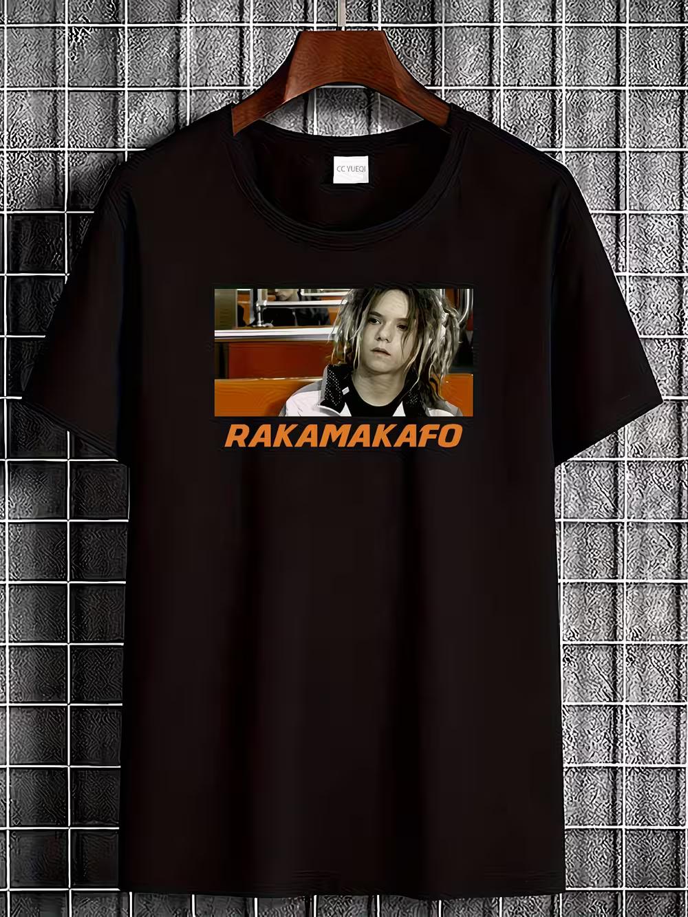 

Bomfunk MC Freestyle T-Shirt Rakamakafo Rakamakafon Rock The Microphone T-Shirt for Musicians XL