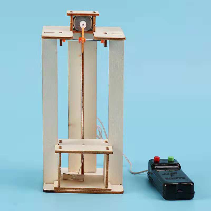 Creative DIY Homemade Elevator Model Kit for Science Experiments and Teaching Aids