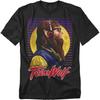Teen Wolf Retro 80s Horror Comedy Movie Moon Silhouette Graphic T-Shirt Men Women Vintage Cotto