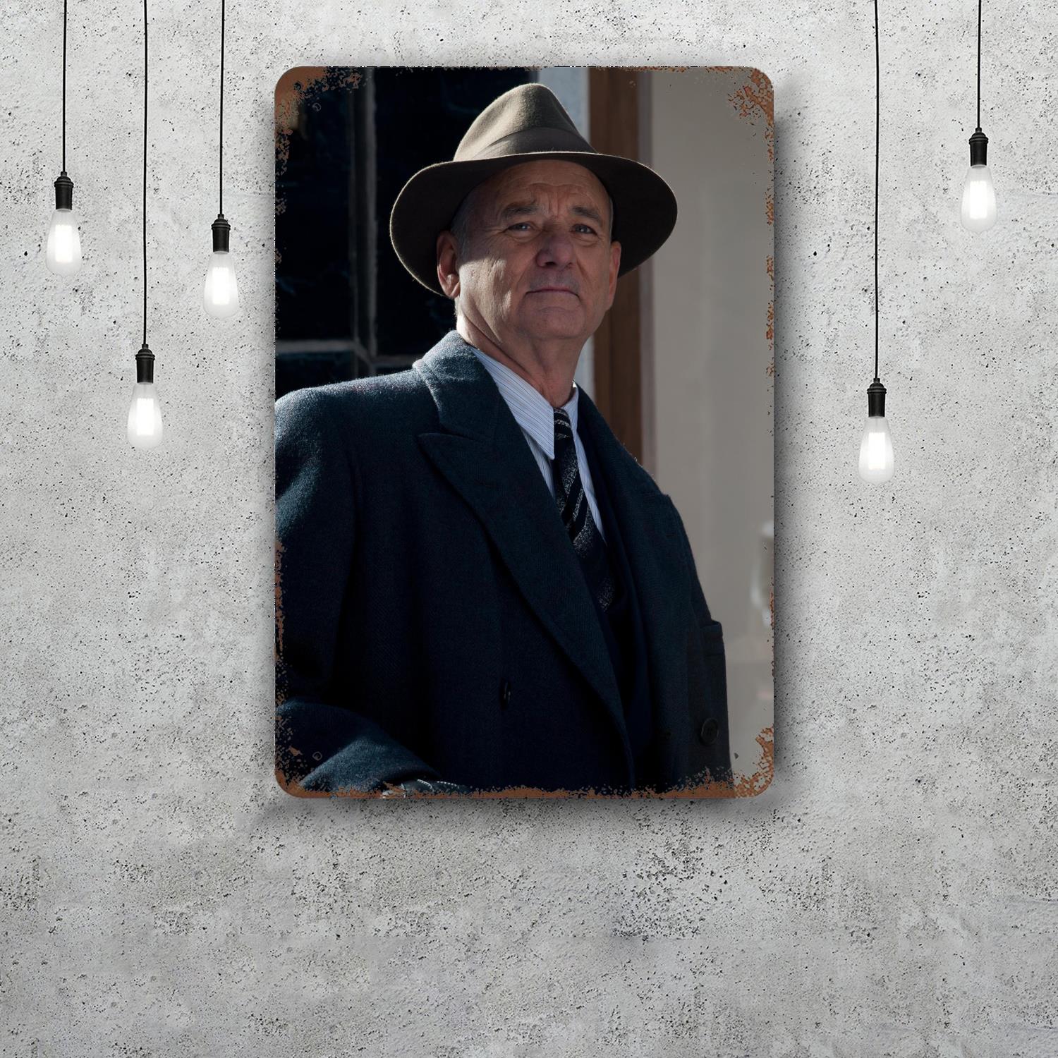 

bill murray Funny Bar Metal Sign Retro Plaque Vintage Sign Alcohol Drinker Pub Club Man Cave Kitchen Wall Decoration 20x30cm（7.8x11.8inch）