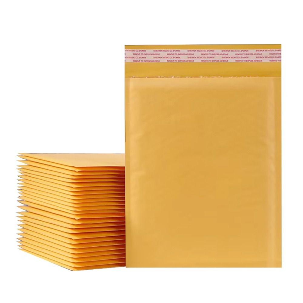 10Pcs New Soft Bubble Mailers Waterproof Pearlescent Film Shipping Bags Self Sealing 11/15/18cm Kraft Foam Envelope