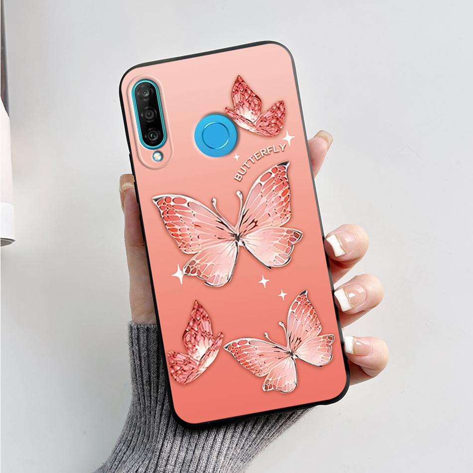 Für Huawei P30 Lite Hülle Niedlicher Bär Cartoon Frosch Weiche Matte Silikon Handyhüllen Für Huawei P30 P30Lite P30Pro P 30 Lite Pro Cover