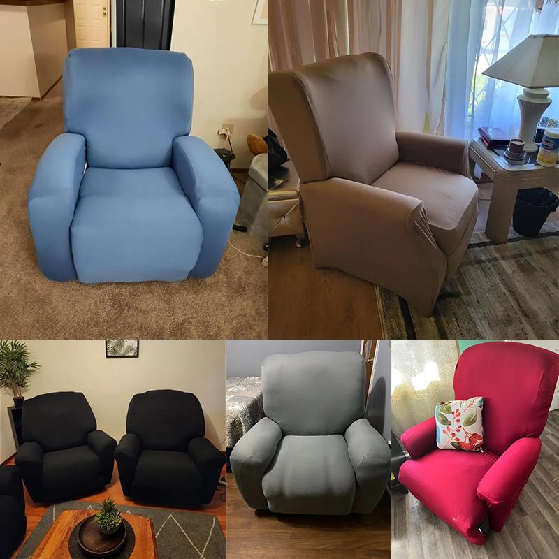 Recliner Sofa Cover Stretch Spandex Recliner Chiar Cover Elastic Non-Slip Armchair Slipcover Furniture Protect For Living Room