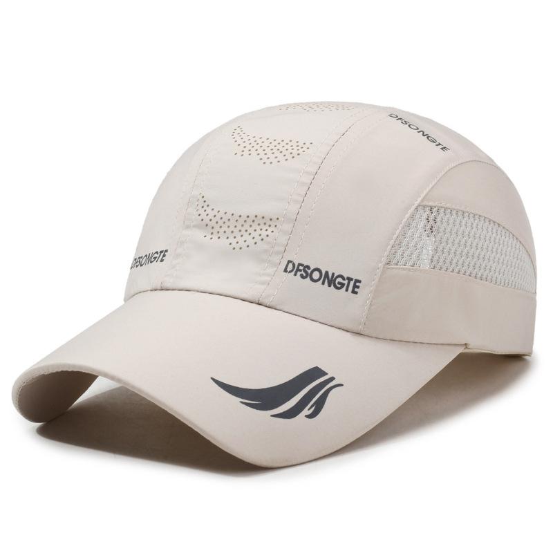 Hat Men's Summer Quick-Drying Baseball Cap Thin Shade Sunscreen Peaked Cap Summer Outdoor Sports Women's Sun Hat