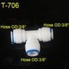 1/4" 3/8" OD Hose Tube 1/4" 1/2" 3/4" 1/8" Plastic Pipe Quick Connectors RO Water Connector Fittings Reverse Osmosis System
