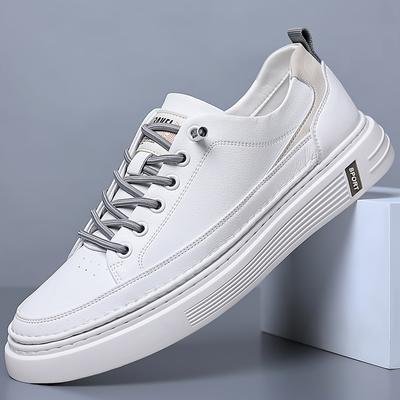 Skórzane Męskie Sneakersy 2024 Najnowsze Casualowe Męskie Buty Moda Skórzane Niskie Buty Luksusowa Marka Buty do Skateboardingu