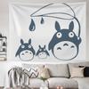 Hayao Miyazaki Totoro Taustariie Ins Rippuv Riie Anime Rippuv Maal Seinale Voodipeatsi Seinavaip Tuba Ühiselamu Seinakate